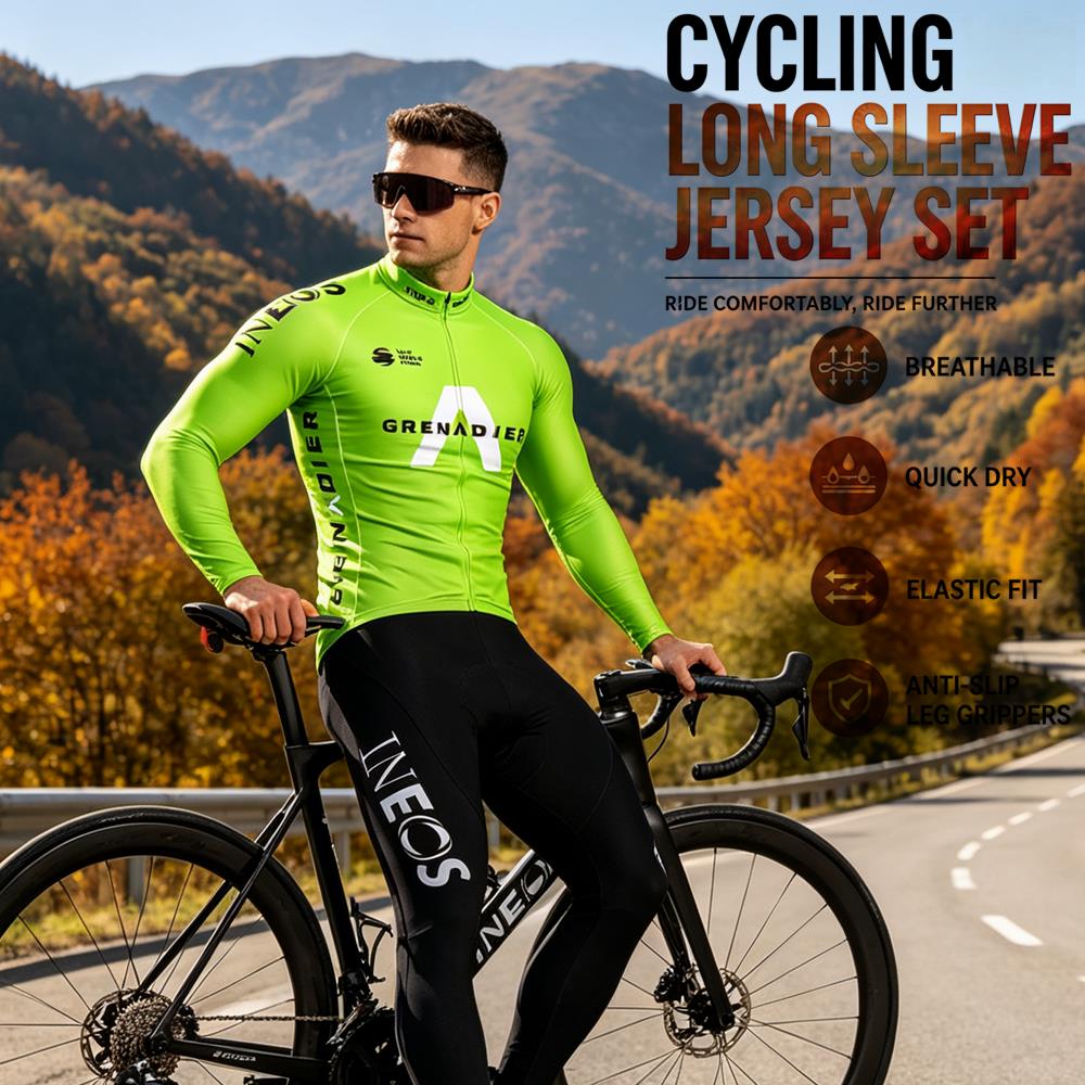 Autumn Cycling Jersey Set Ropa - Cycling Gear Brands review and price